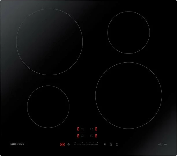 Pllakë gatimi me induksion Samsung NZ64H37070K, 4 zona, e zezë