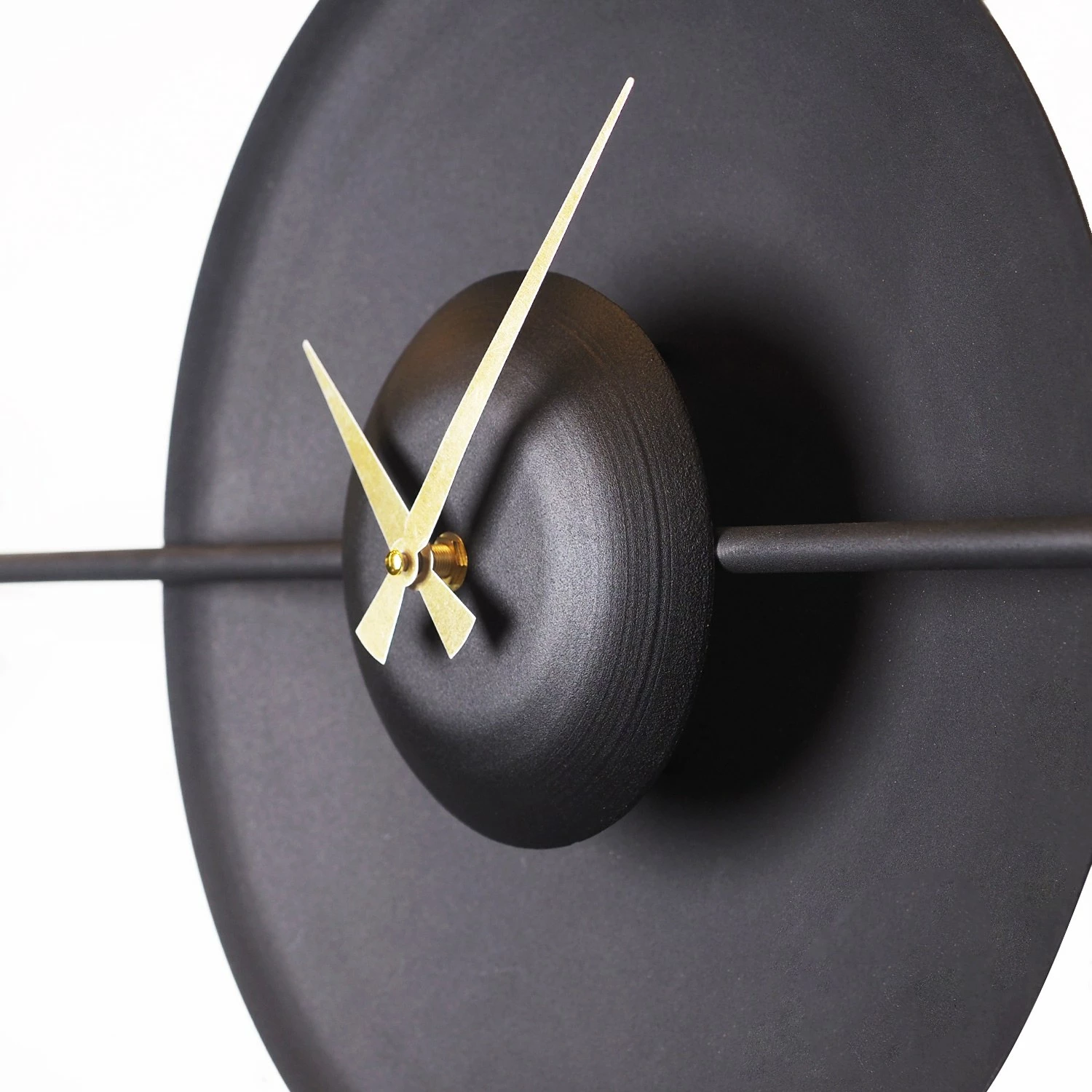 Orë muri dekorative prej metali, Wallity, APS138LSS, e zezë, 36x99cm