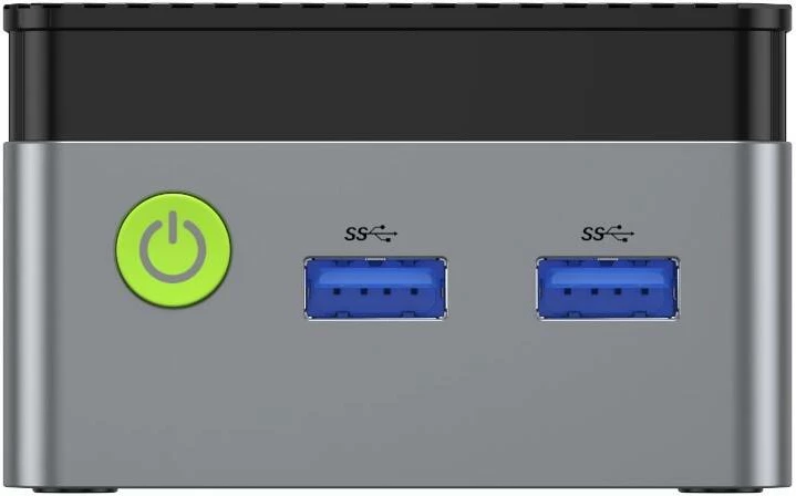 Kasë mini PC GMKtec G5, Intel N97, 12GB RAM, 256GB SSD, Windows 11 Pro, e zezë