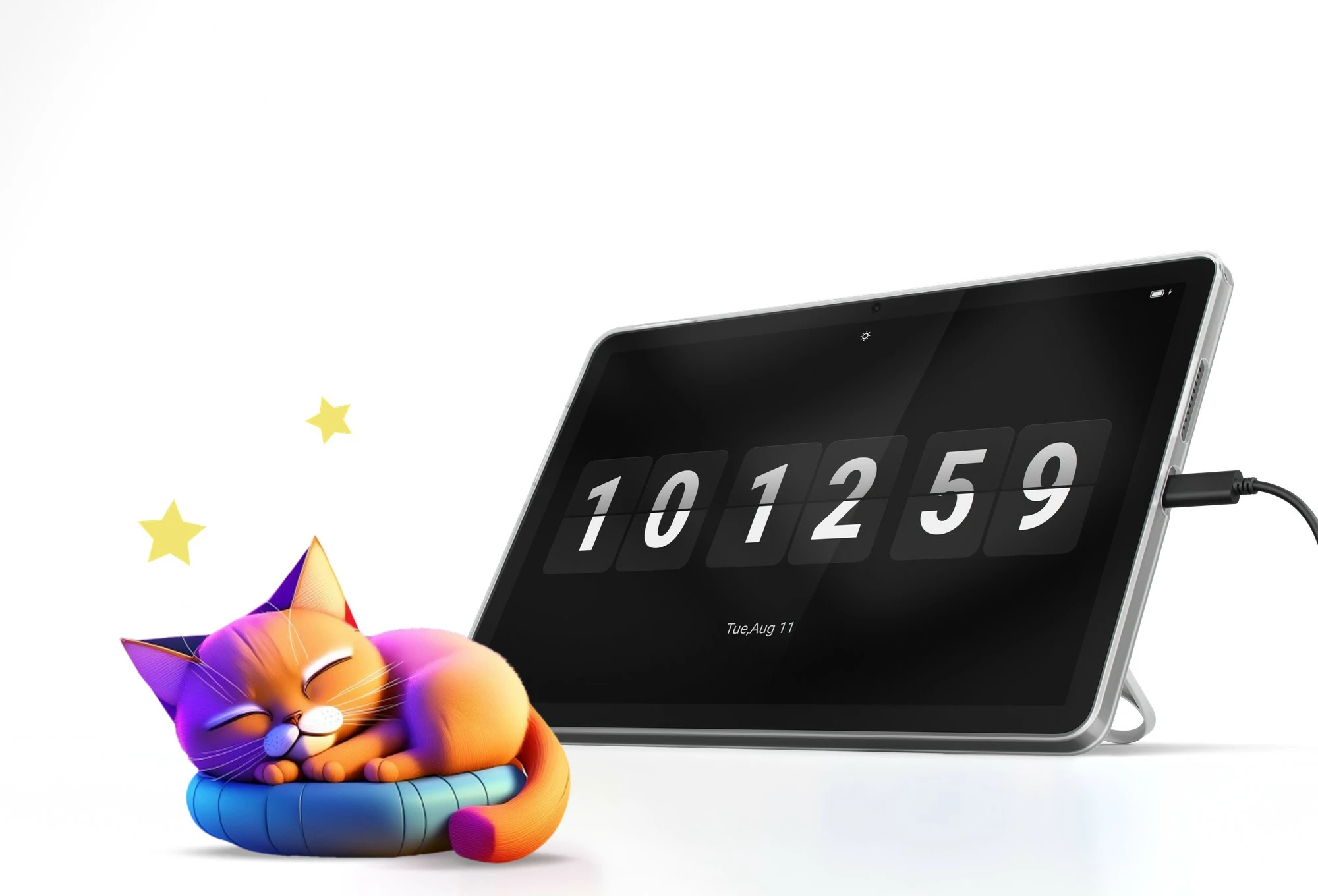 Tablet Lenovo Tab 64GB me mbështjellës, e zezë