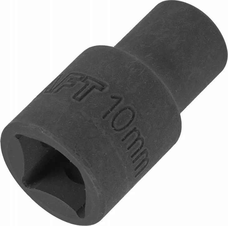 Kapak Forcekraft 59049, 1/2\", 10mm, 6-këndësh, i shkurtër, i zi, 1 copë