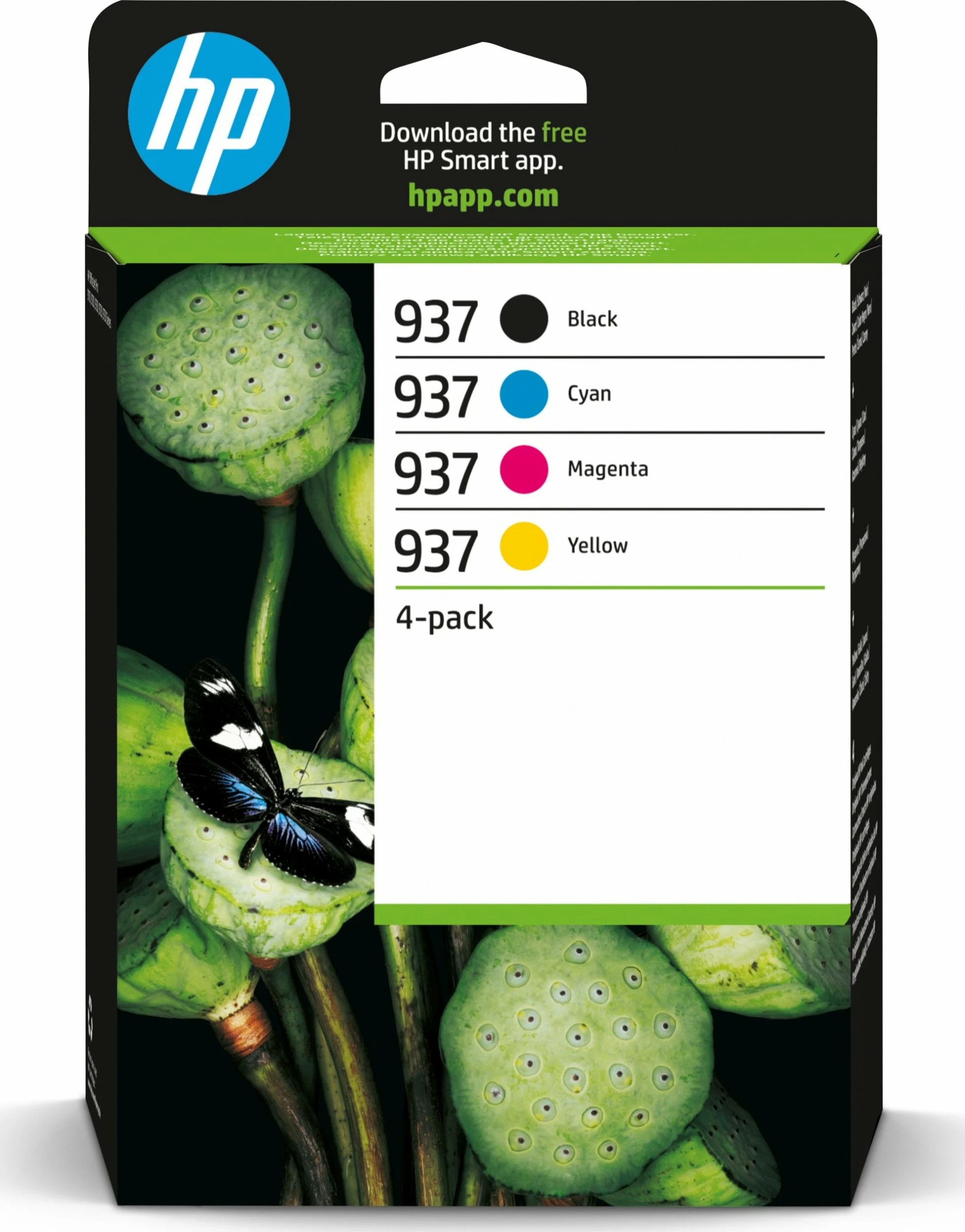 Set kartrixhash boje HP 937 (6C400NE) 4 copë, CMYK