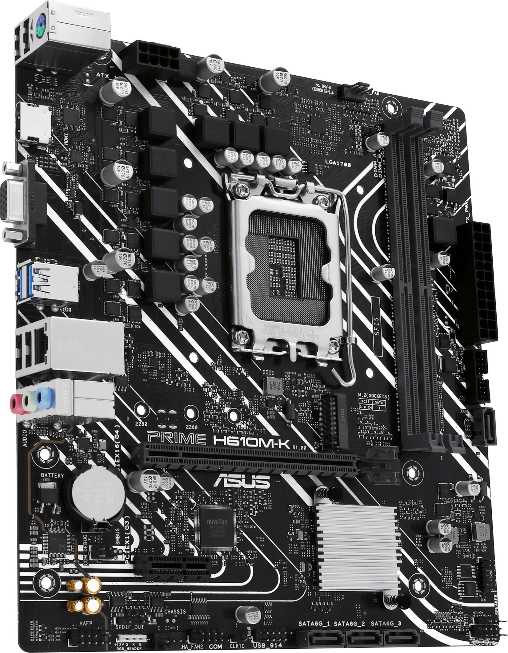 Pllakë amë ASUS Prime H610M-K, Intel, DDR5, micro ATX