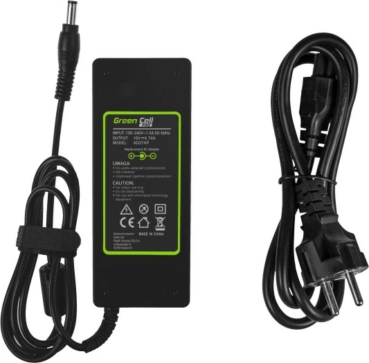 Karikues PRO Green Cell për laptop, 19V 4.74A, AD27AP, i zi