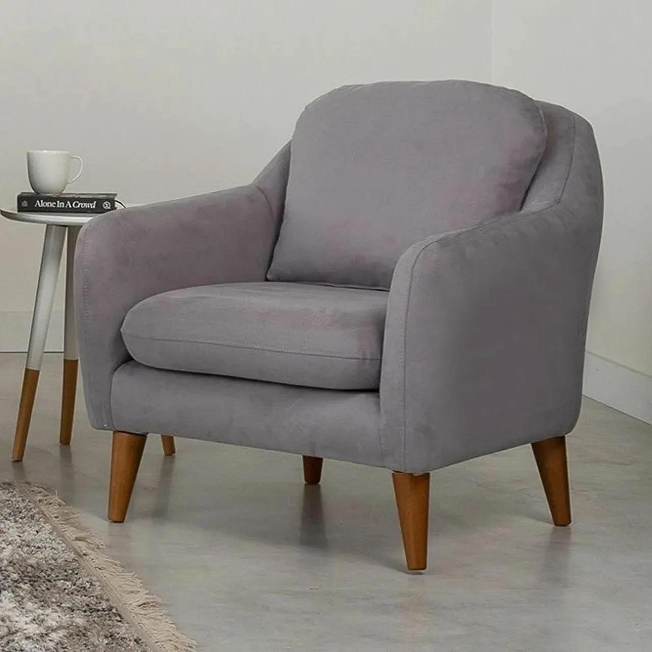 Karrige krahu Atelier del Sofa, Soli Berjer, ngjyrë gri