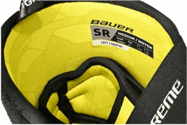 Mbrojtëse bërrylash për hokej Bauer, unisex, të zeza