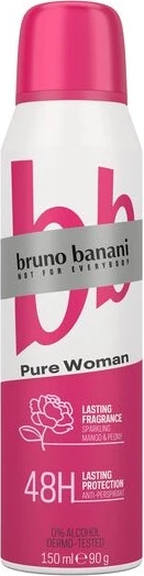 Antiperspirant Spray për femra Bruno Banani Pure Woman 150ml