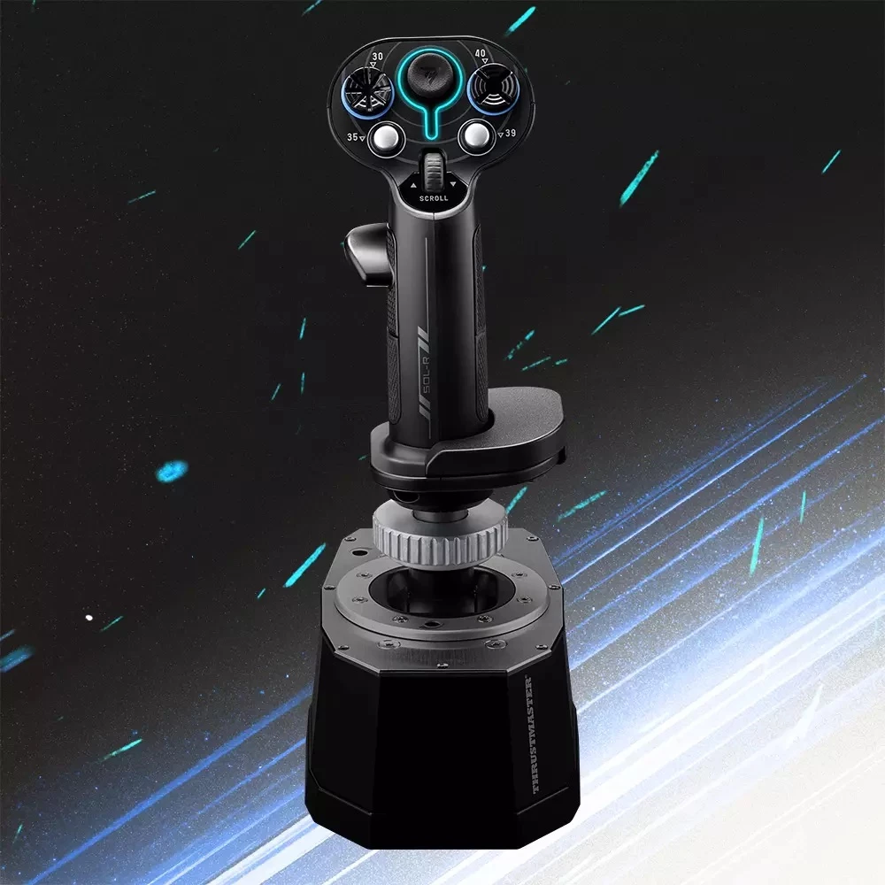 Grip add-on Thrustmaster Sol-R 3 AVA, 21 butona programmues, Z-axis, i dyanshëm, zi/kalter