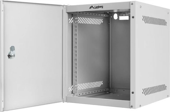 Kasë rrjeti Lanberg WF10-2306-00S, 6U, për montim në mur, Metal, Gri