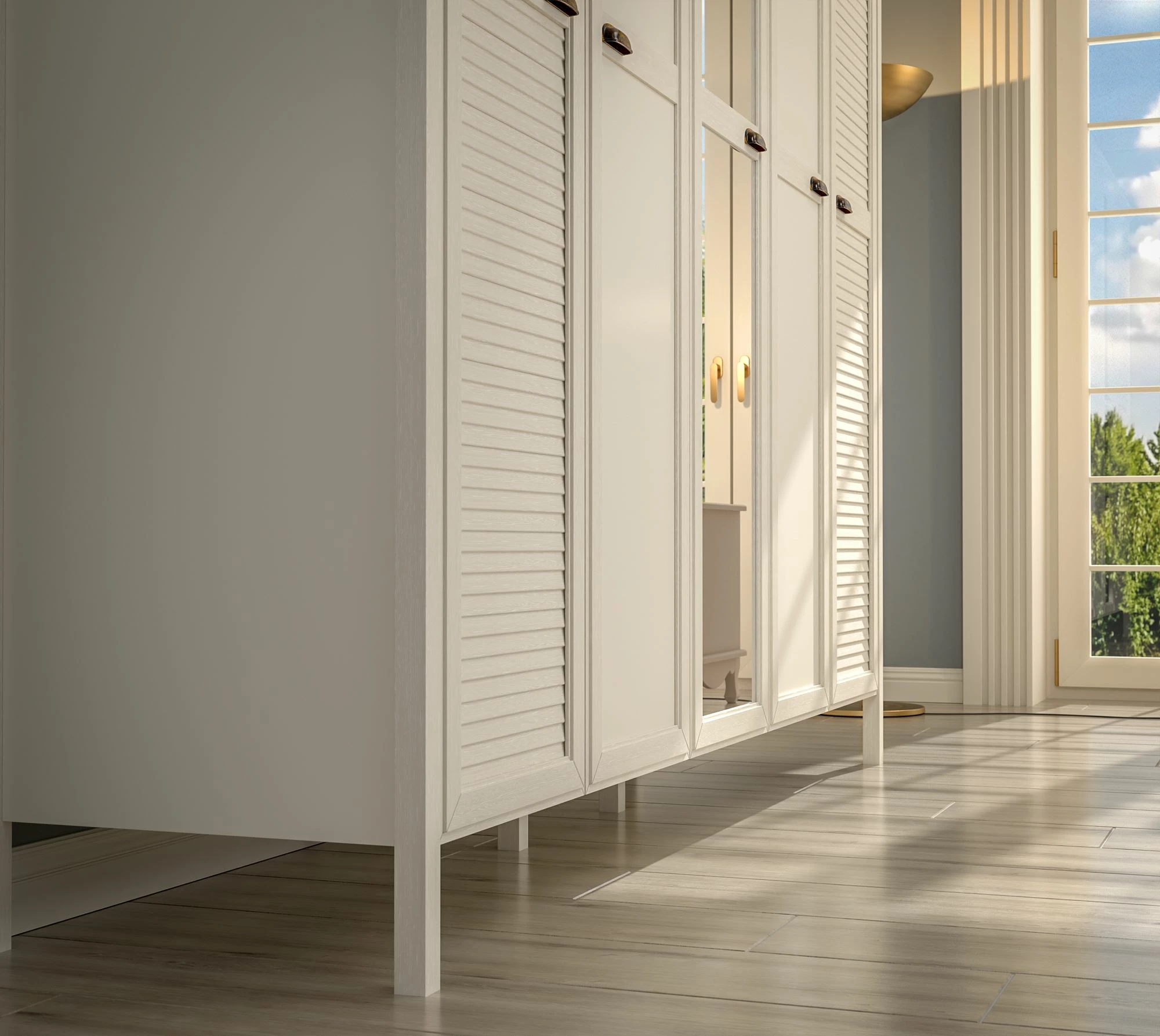 Dollap krem Skye Decor, FRN-21005