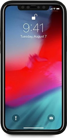 Mbështjellës Ferrari FESPEHCP12LBK për iPhone 12 Pro Max 6.7", i fortë, On Track Perforated, i zi