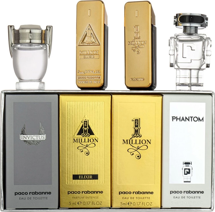 Set Paco Rabanne Men's Mini, 4 x 5 ml