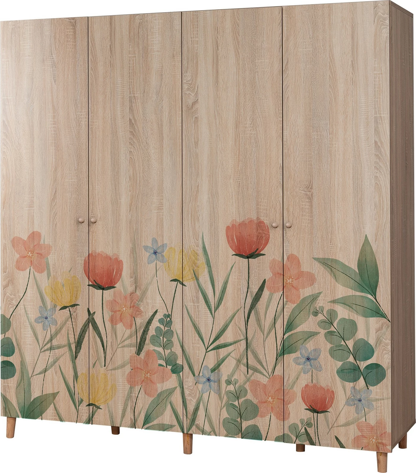 Dollap Sonomo me lule, Skye Decor, Loni 4 -915