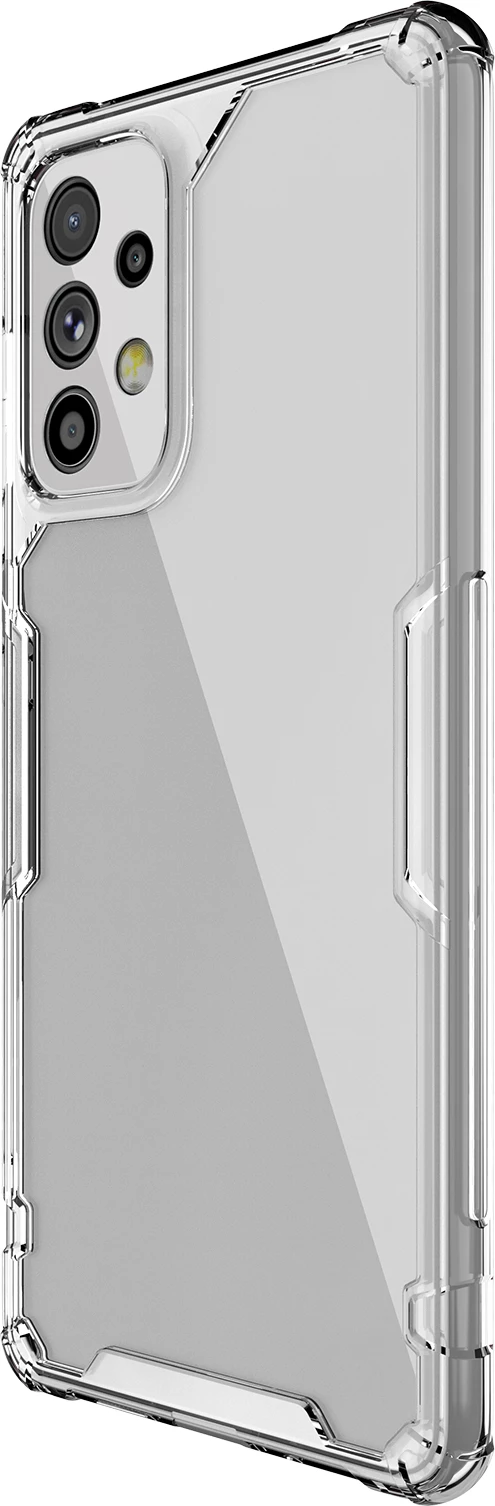 Mbështjellës Nillkin Nature Pro për Samsung Galaxy A73, transparent, i bardhë