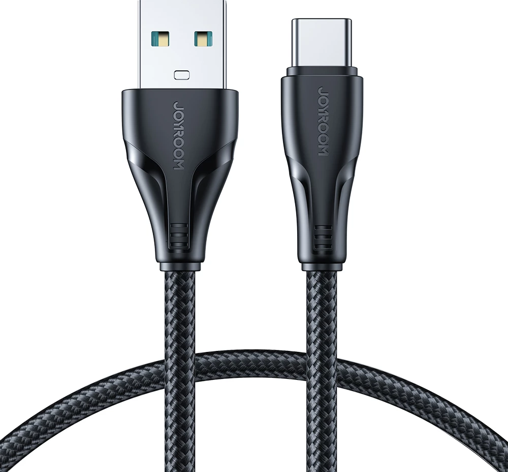 Kabllo Joyroom Surpass Series A11, USB-A në USB-C, 1.2m, 3A, e zezë