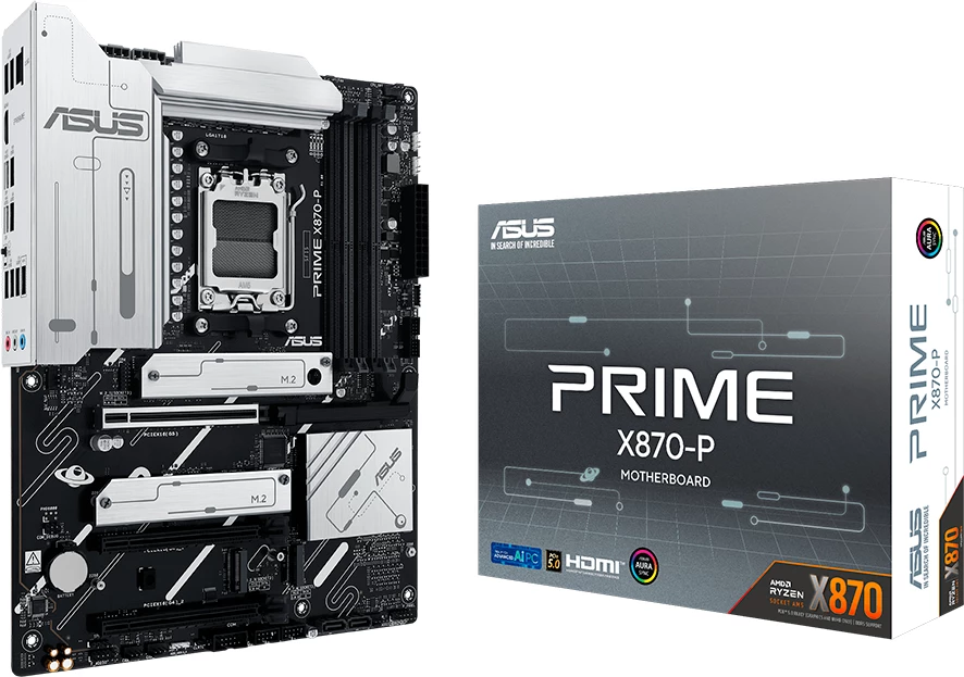 Pllakë amë ASUS PRIME X870-P, ATX, Socket AM5, DDR5, chipset AMD X870