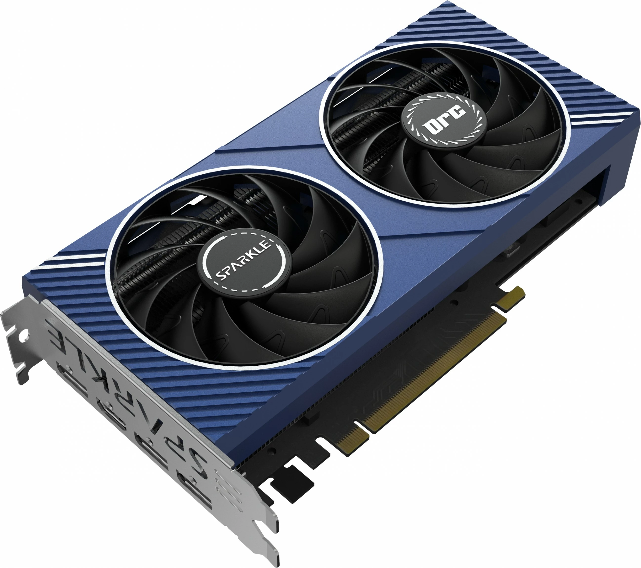 Kartelë grafike Sparkle Intel Arc A750 ORC OC Edition, 8 GB, GDDR6, PCI Express x16 4.0, e zezë, blu, argjendtë