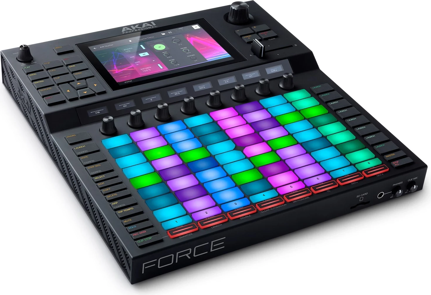 Paisje për prodhim muzikor AKAI FORCE Standalonem, MIDI USB, e zezë
