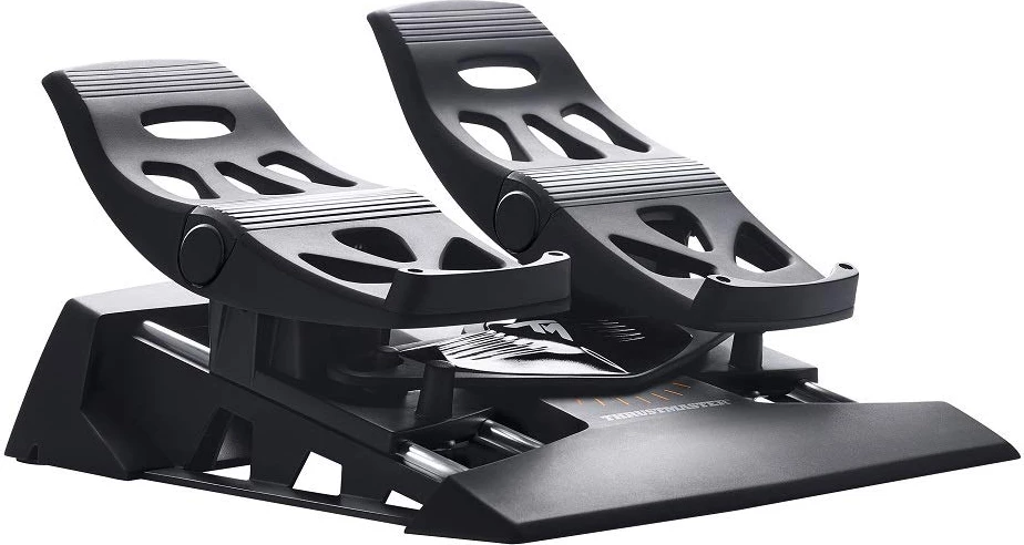 Pedale rudder fluturimi Thrustmaster TFRP, USB/RJ12, për PC/PS4/Xbox