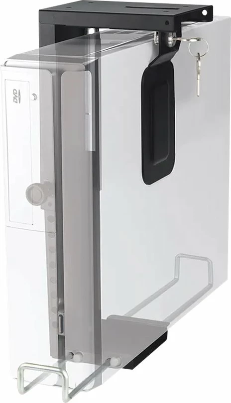 Montues tavoline per Neomounts CPU-D075BLACK, e zezë, për nën tavolinë, 5-10 cm