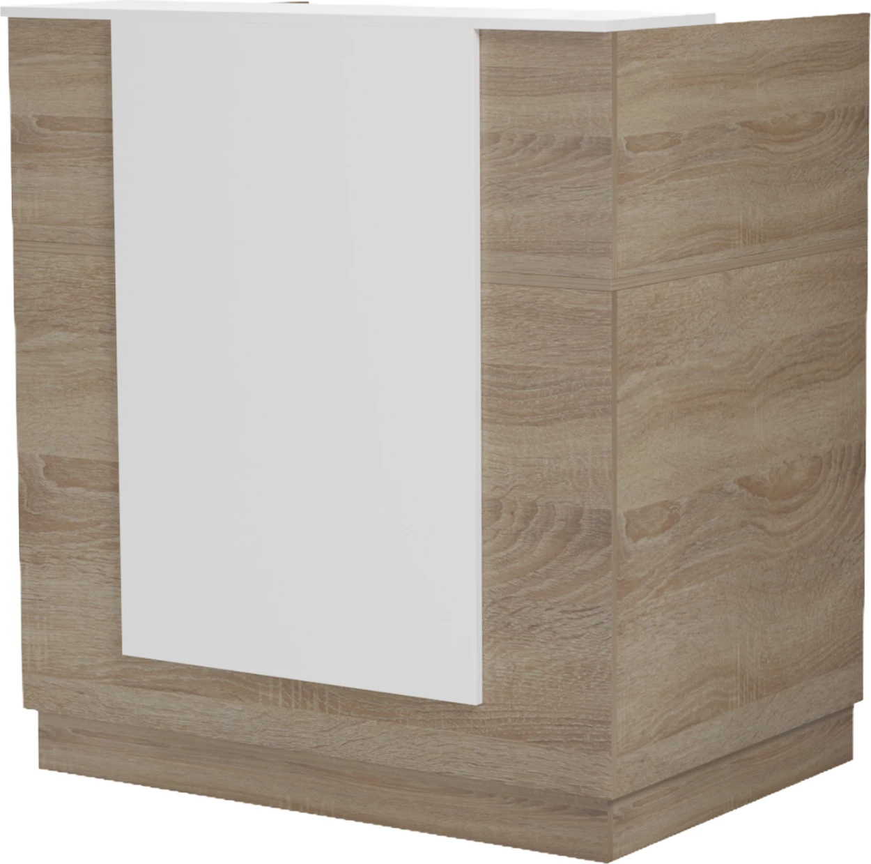 Banak recepsioni KARMEN, melaminë sonama/e bardhë, FH2155.01, 100x70x110cm