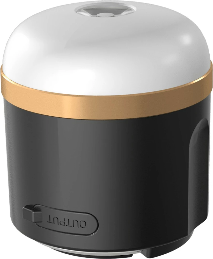 Dritë kampingu EcoFlow SCLI-B, bateri, 400 lm, e zezë, e artë, e bardhë