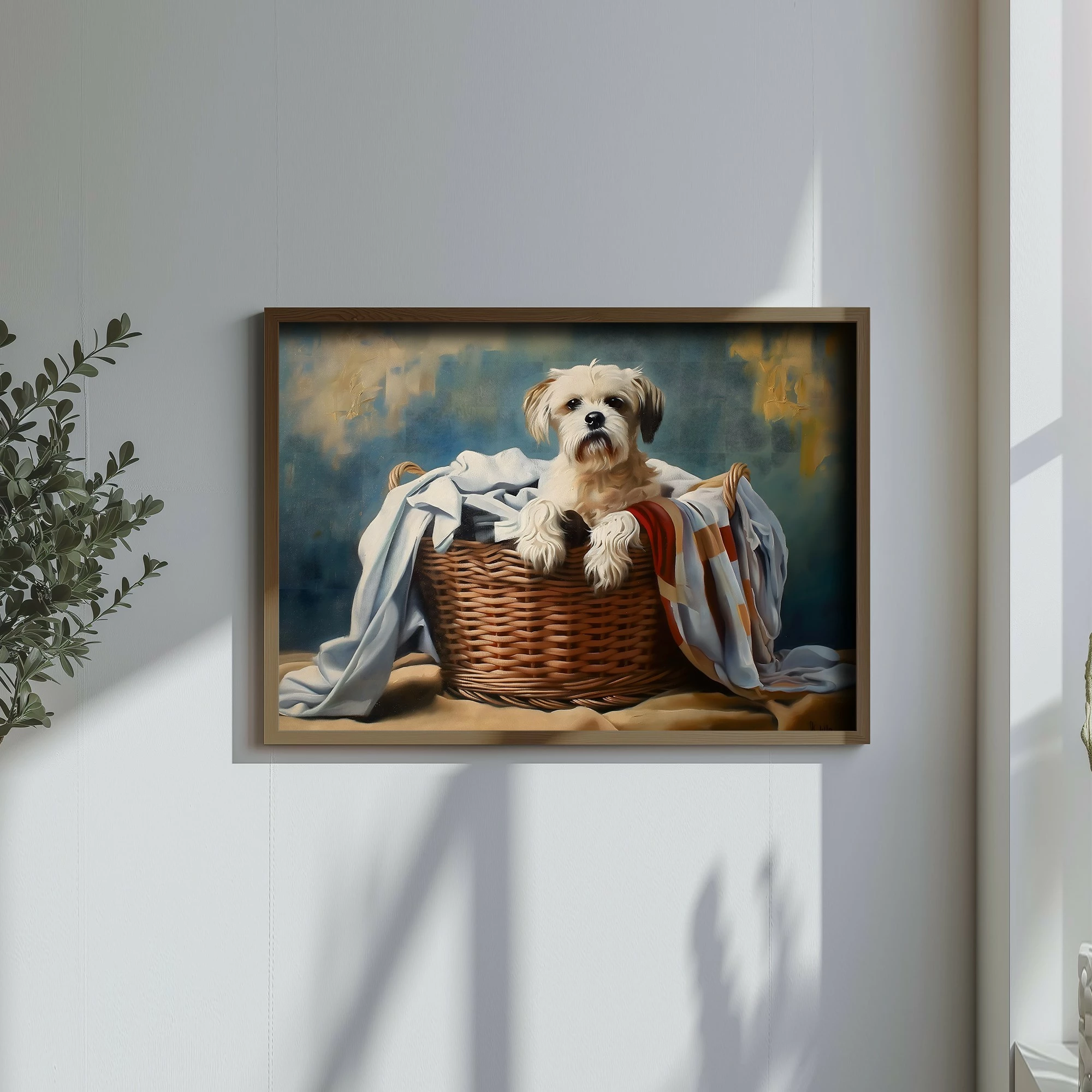 Pikturë dekorative me kornizë MDF, shumëngjyrëshe, Wallity, GE147-L