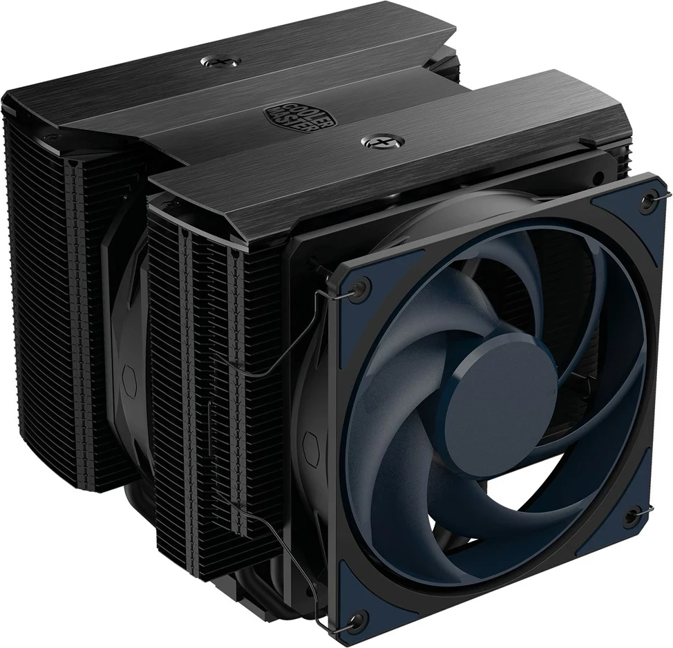 Ftohës ajri për procesor Cooler Master MasterAir MA824 Stealth, 120/135 mm, Zi