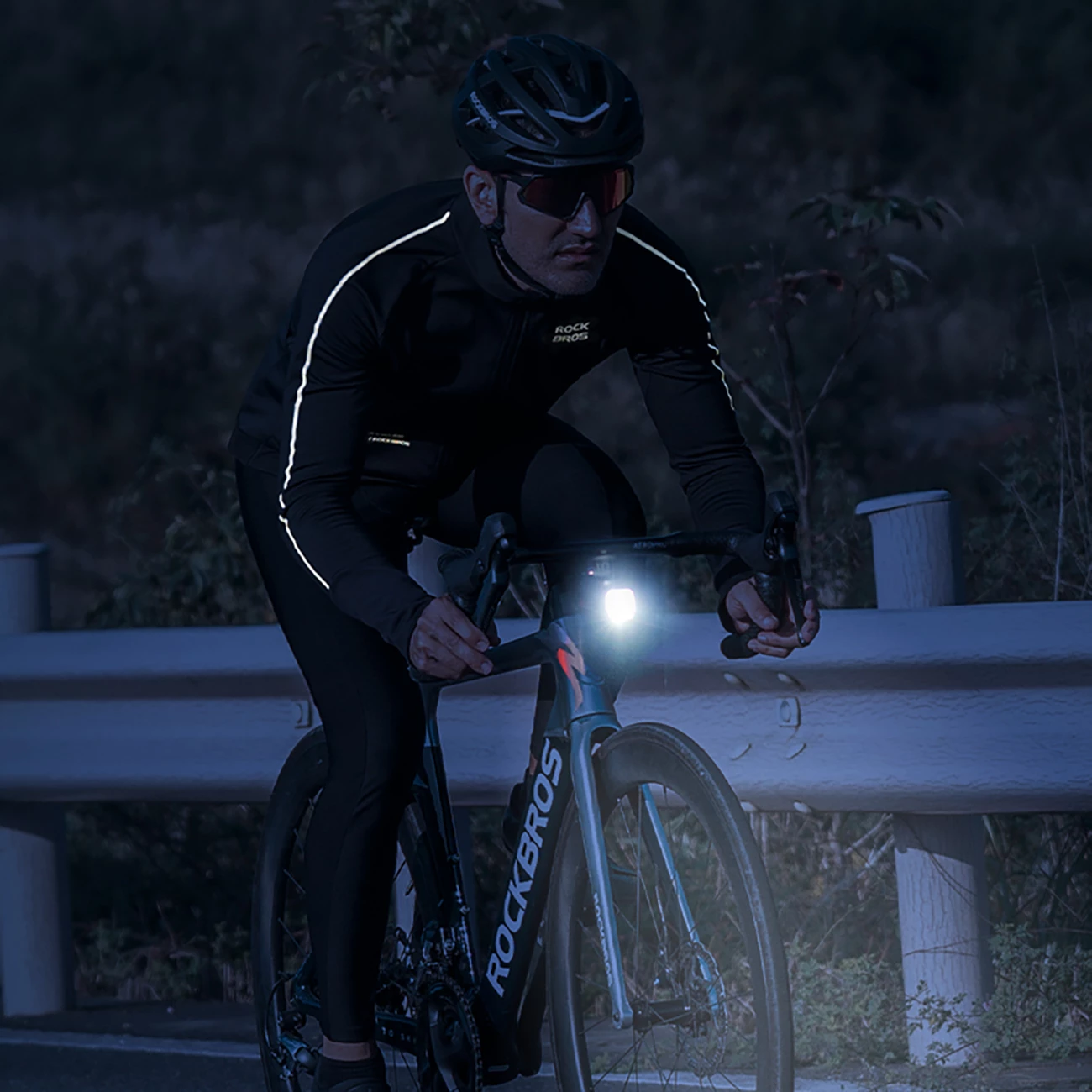 Bluzë çiklizmi Rockbros 15400002004 me mëngë të gjata, XL, e zezë