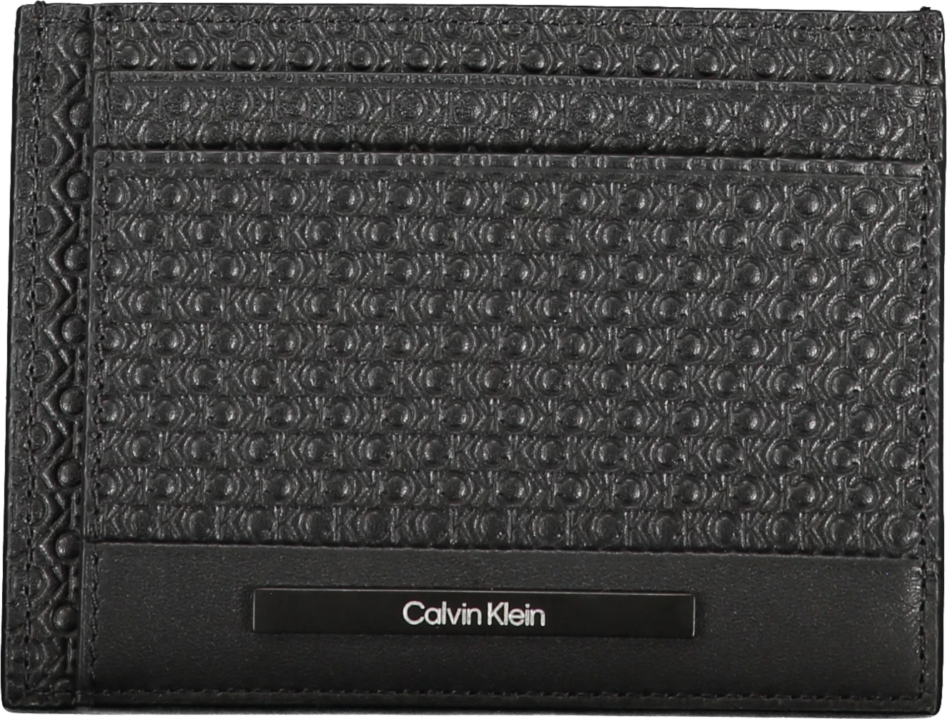 Portofol për meshkuj Calvin Klein, i zi