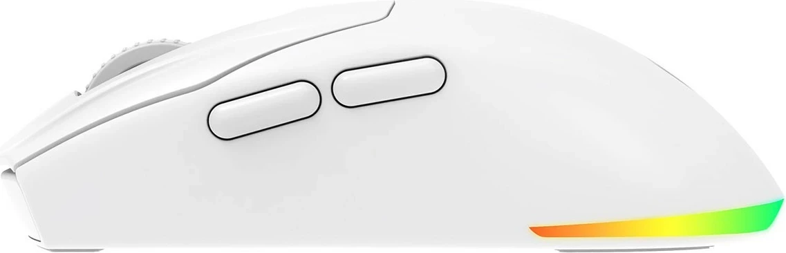 Maus Rampage Prote M5, 24000 DPI, RGB LED, wireless/wired, bardhë