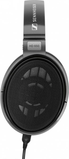Kufje me kabllo Sennheiser HD 650, kabllo 3 m, zezë/gri