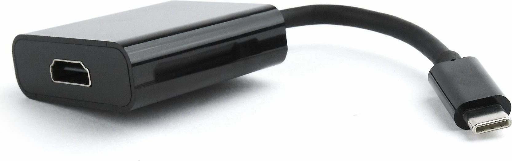Adapter USB-C në HDMI Gembird A-CM-HDMIF-01 USB 3.1 (USB-C mashkull në HDMI femër), i zi