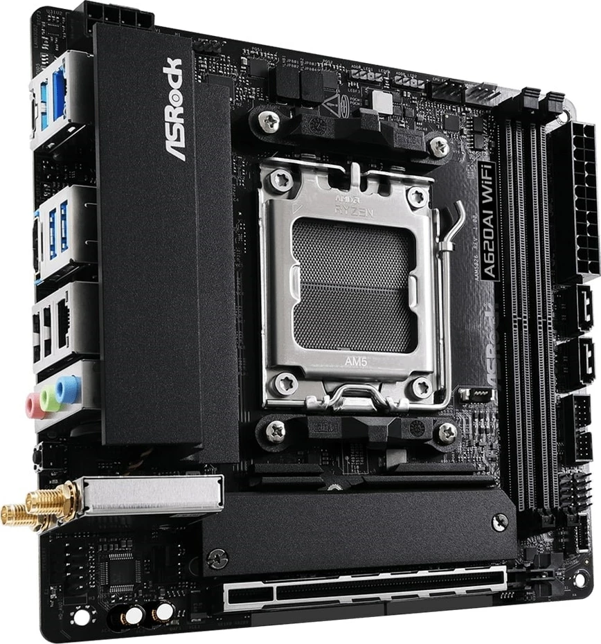 Pllakë amë Asrock A620AI WiFi, Socket AM5, mini-ITX, WiFi 6E