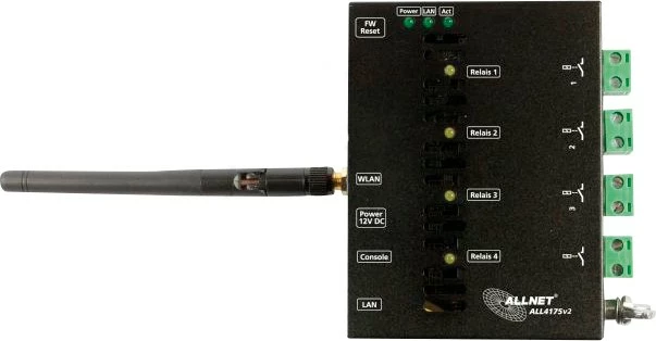 Pajisje rrjeti ALLNET MSR IO Zentrale ALL4175v2, 4 rele, 230VAC/10A