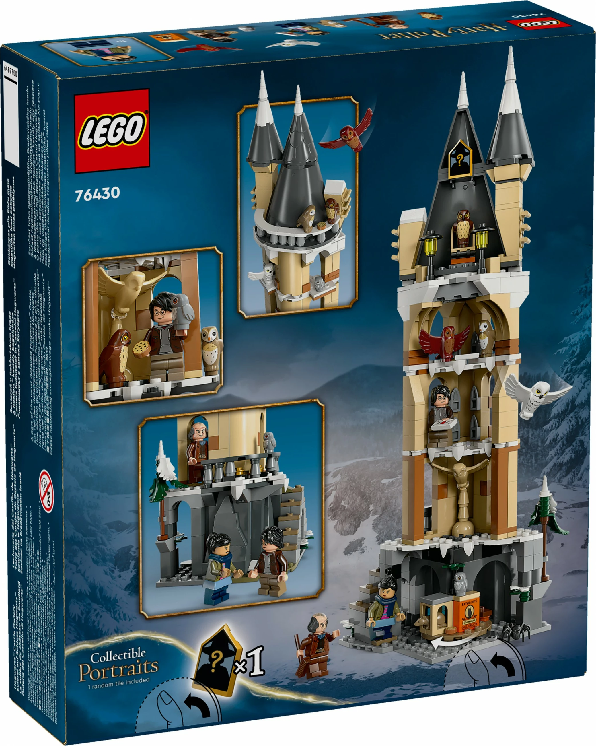 Set ndërtimi LEGO Harry Potter Hogwarts Castle Owlery 364 pjesë, multikolor