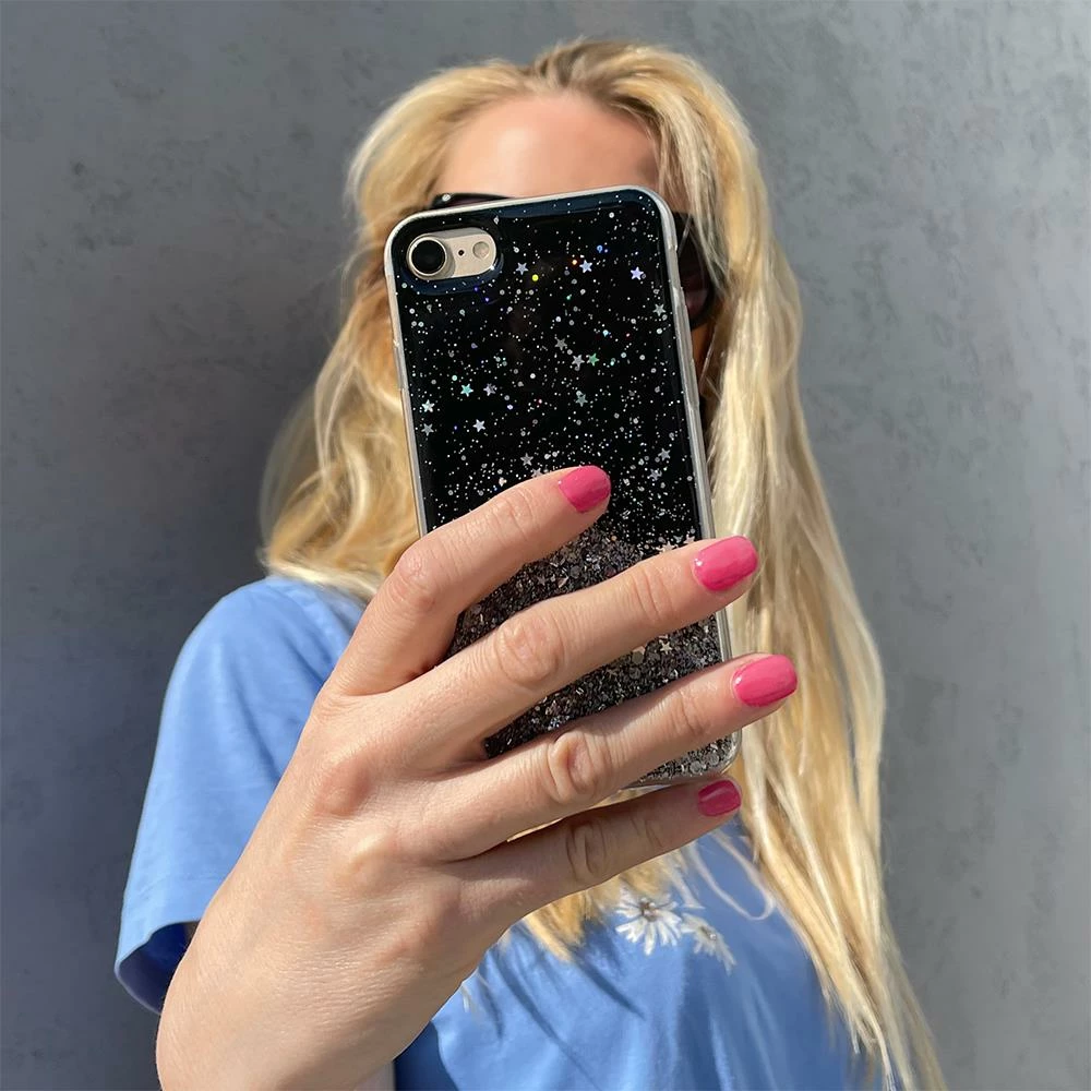 Mbështjellës Wozinsky Glitter për Xiaomi Mi 11, rozë/argjendtë