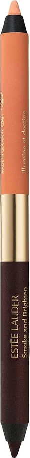 Laps për sy Estée Lauder Smoke And Brighten Kajal Eyeliner Duo për femra Bordeaux/Ivory 0.5g