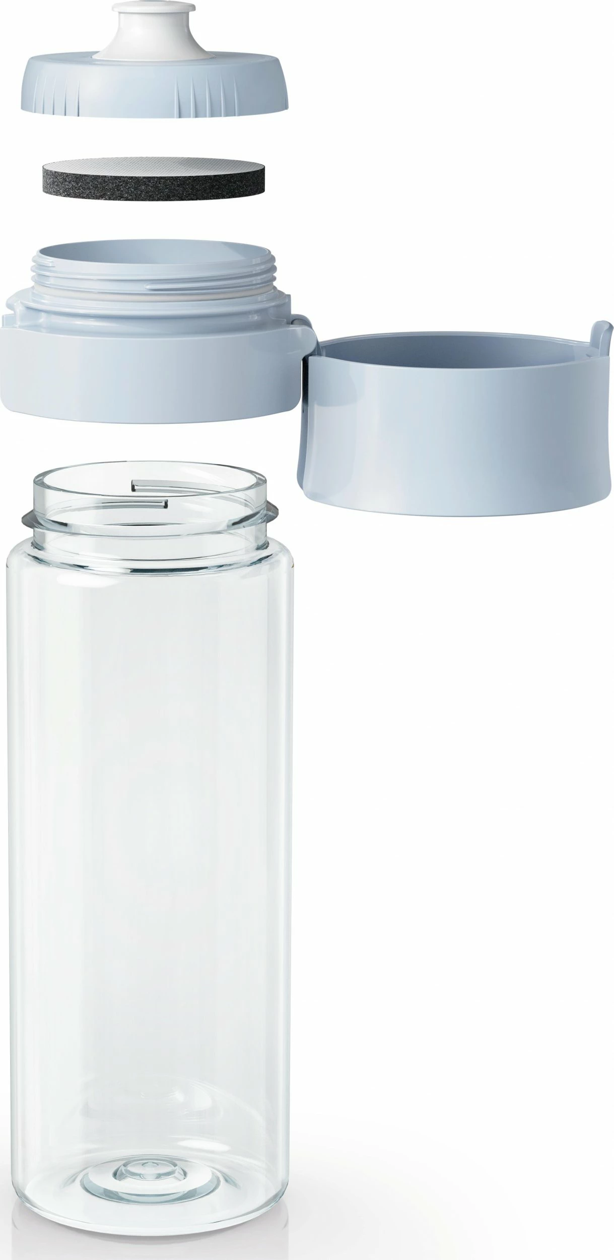 Shishe filtruese uji Brita Vital 600 ml, pastel blu, set me 2 MicroDisc filtra