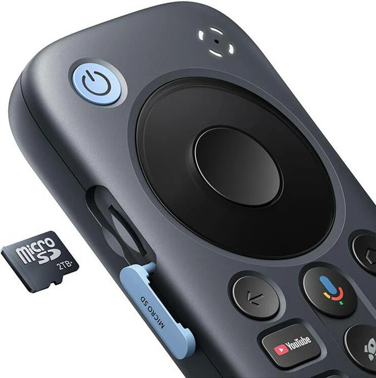 Telekomandë RayNeo Pocket TV SEI700GHM, Google TV me Asistent zëri, Bluetooth 5.2, 3GB/64GB, bateri 6500 mAh, USB-C x2, e zezë