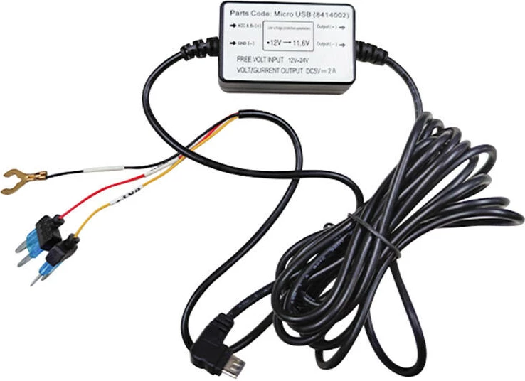 Set kabllo USB-C Azdome HT03 për video regjistrues makine, i zi