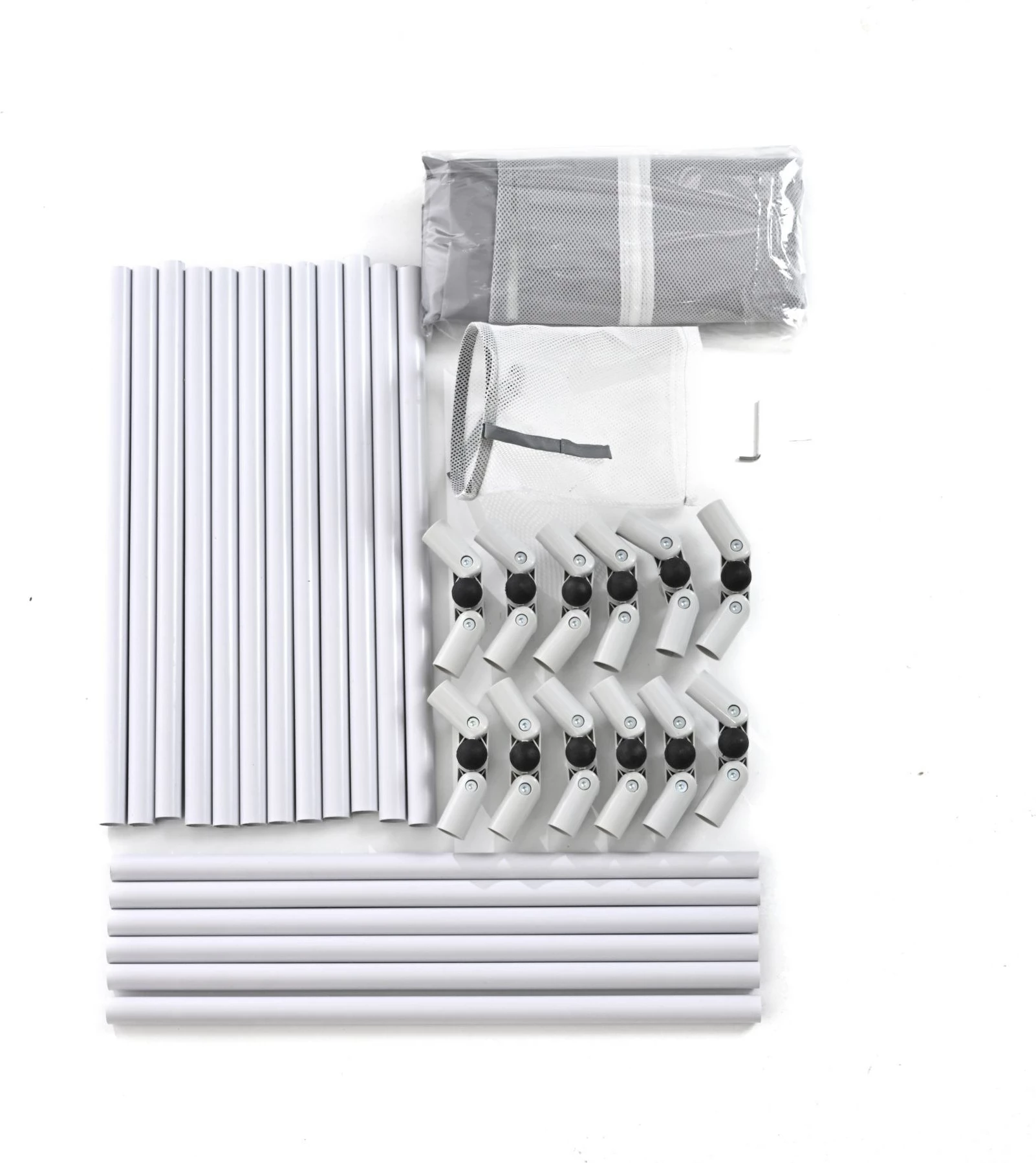 Pishinë me topa për fëmijë, ngjyrë gri, Evila Originals