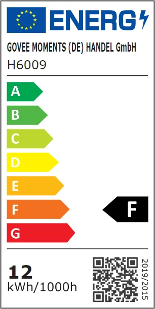 Llambë smart LED Govee RGBWW E27 1200lm 12W