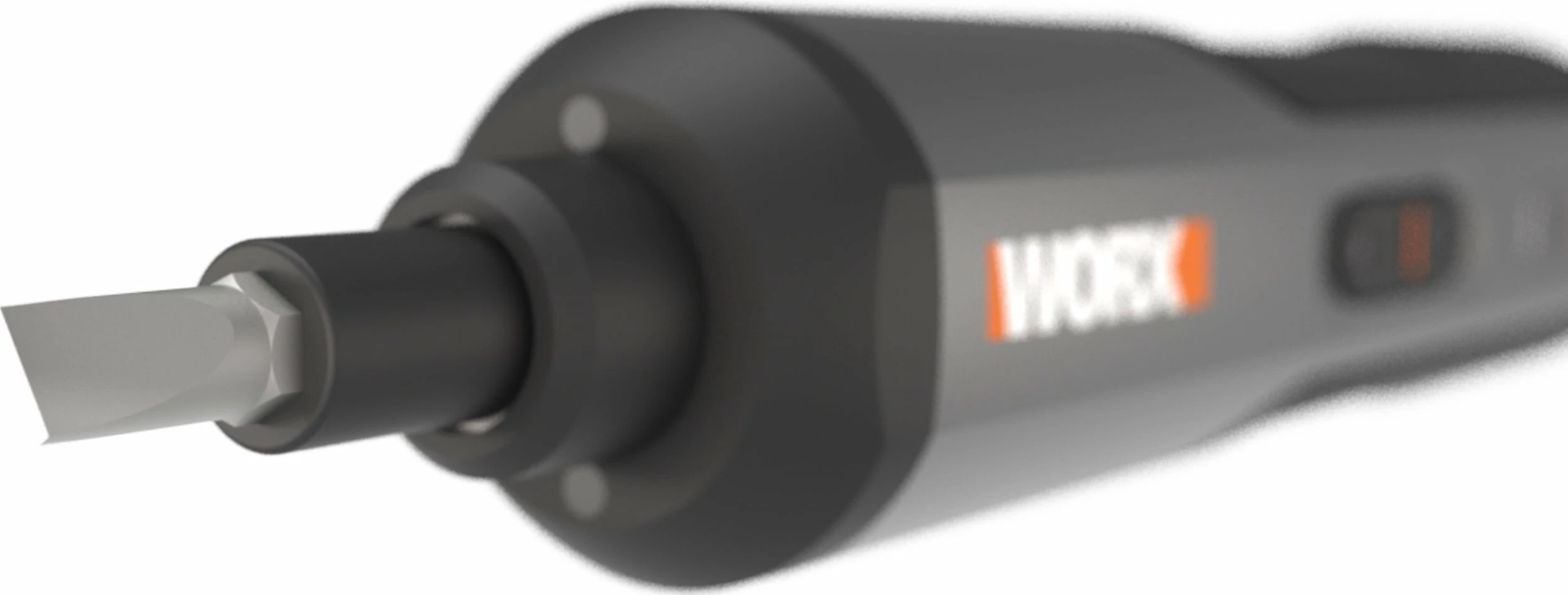 Kaçavidë elektrike Worx WX240 4V 1.5Ah, gri/zezë, set 24 bita