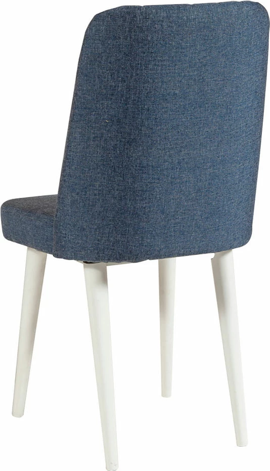 Set tavoline me karrige për ngrënie, e zgjatshme, 4 pjesë, Skye Decor, Vina 1048, ngjyrë bardhë dhe kaltër e errët