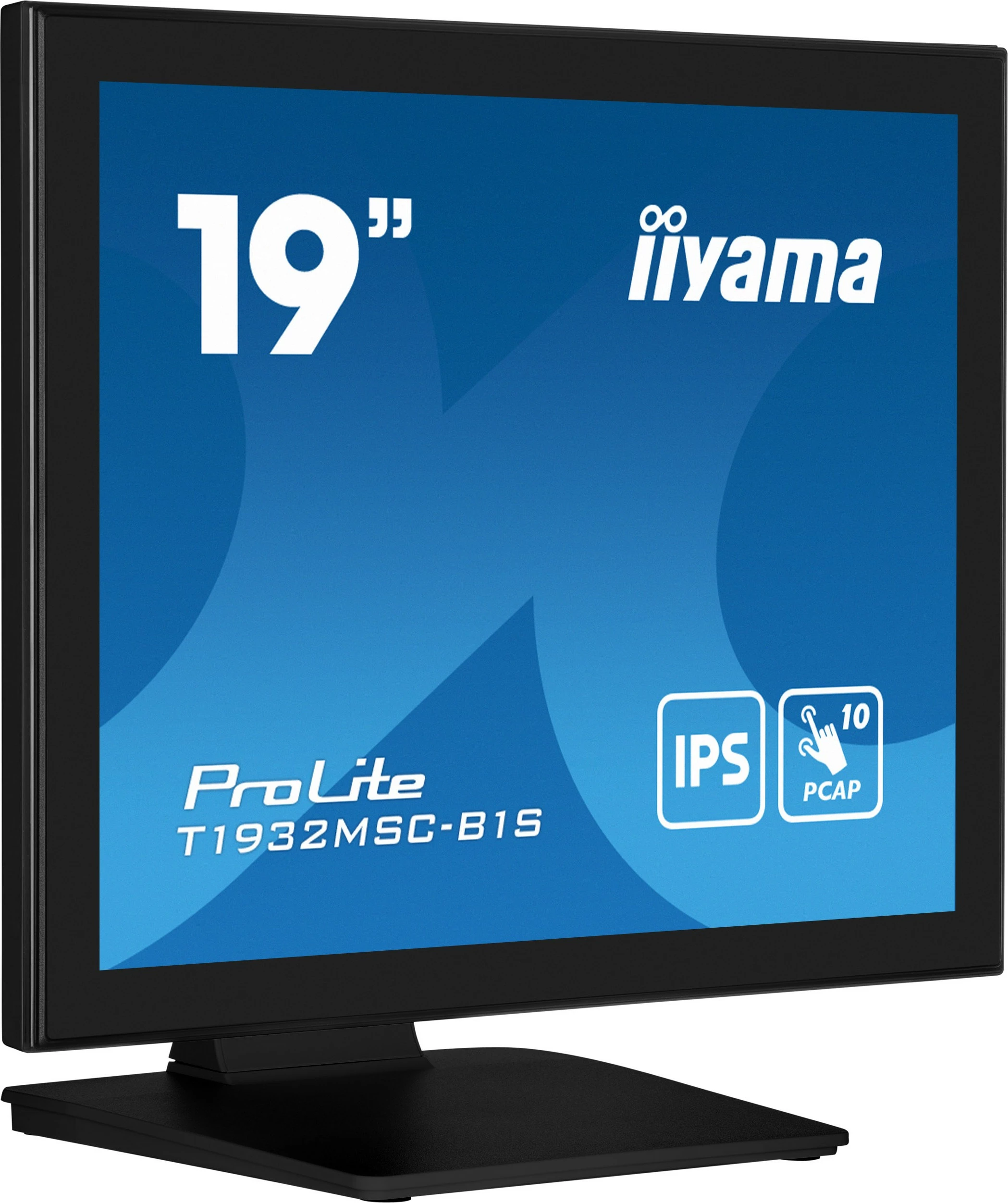 Monitor iiyama ProLite T1932MSC-B1S, 19 inç, Touchscreen, IPS, LED, Full HD, zi