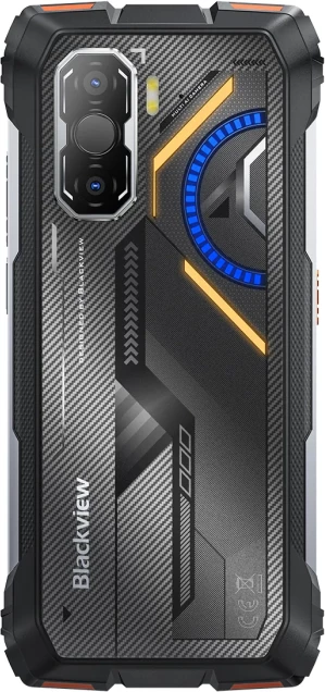 Celular BLACKVIEW ROCK 3 8GB/256GB, rugged, kamerë termike, 10000mAh, Portokalli