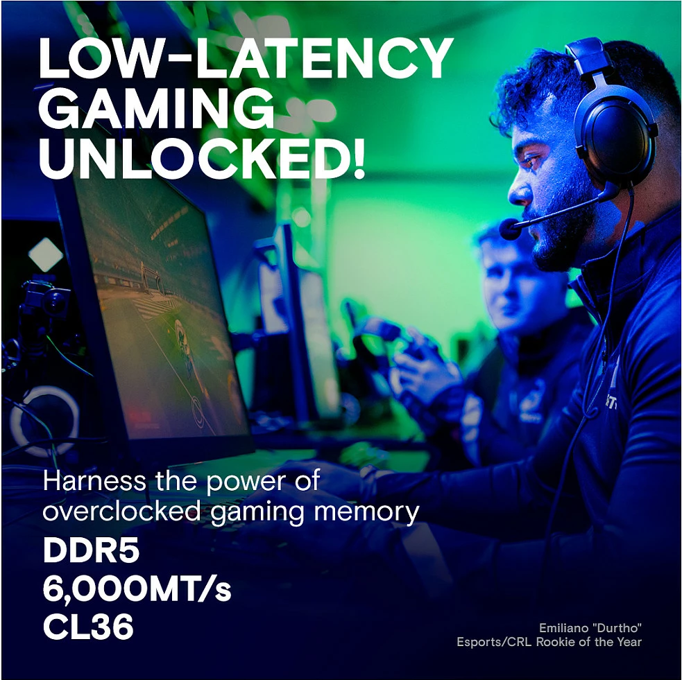 RAM Memorje Crucial 32GB (2x16GB) DDR5 6000MHz Pro Overclocking, bardhë