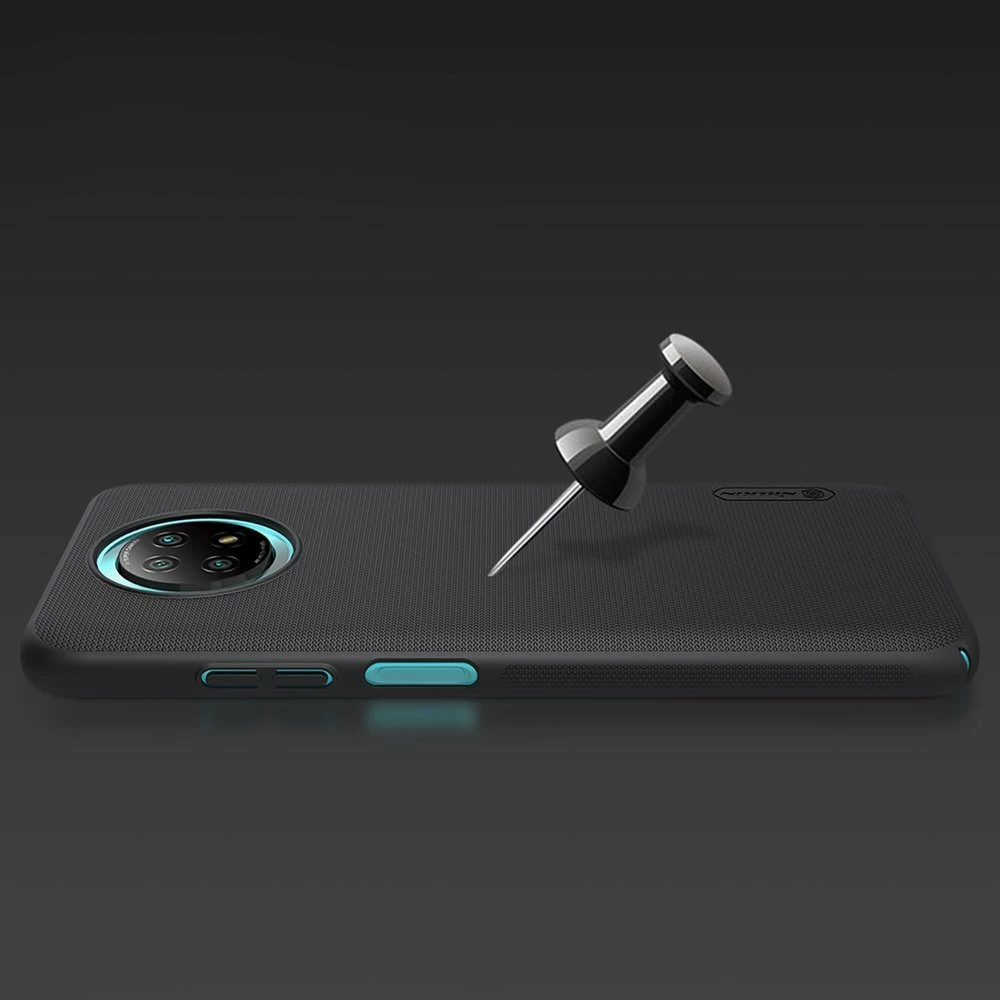Mbështjellës Nillkin Super Frosted Shield për Xiaomi Redmi Note 9T 5G, i zi