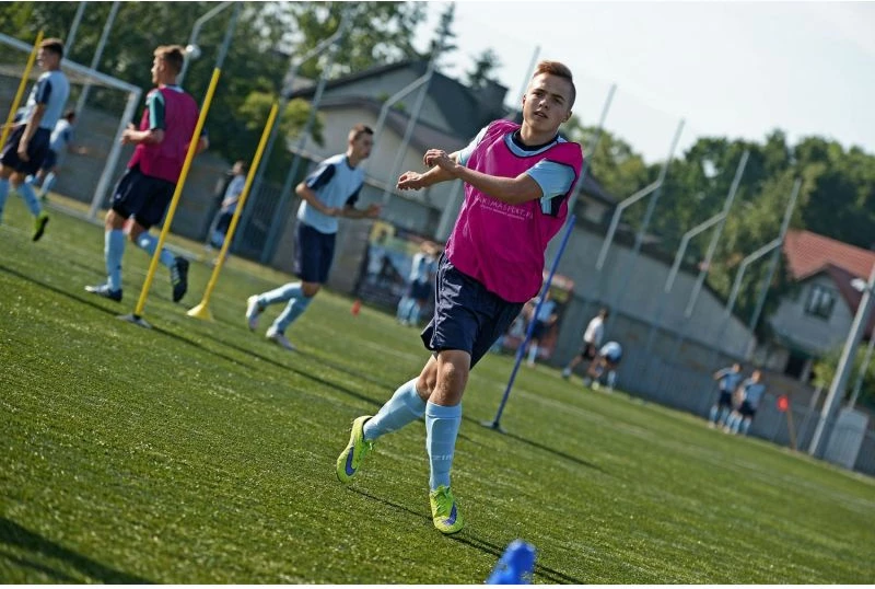 Shenjues për futboll Yakimasport për fëmijë, vjollcë